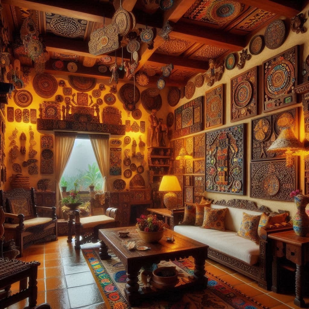 Decoración Interior creada por IA, Todo Hecho en México