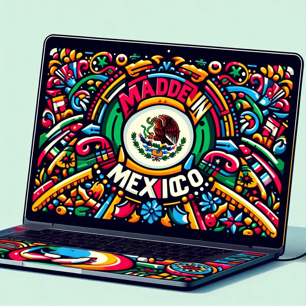 Computadoras Portátil creados con IA, Todo Hecho en México