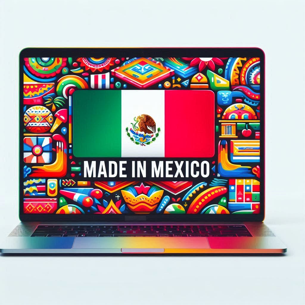 Computadoras Portátil creados con IA, Todo Hecho en México