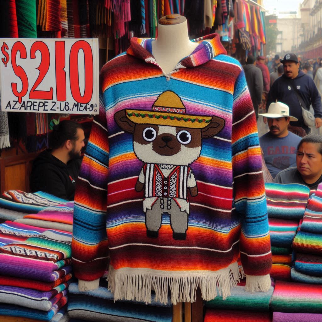 Poncho creados con IA, Todo Hecho en México
