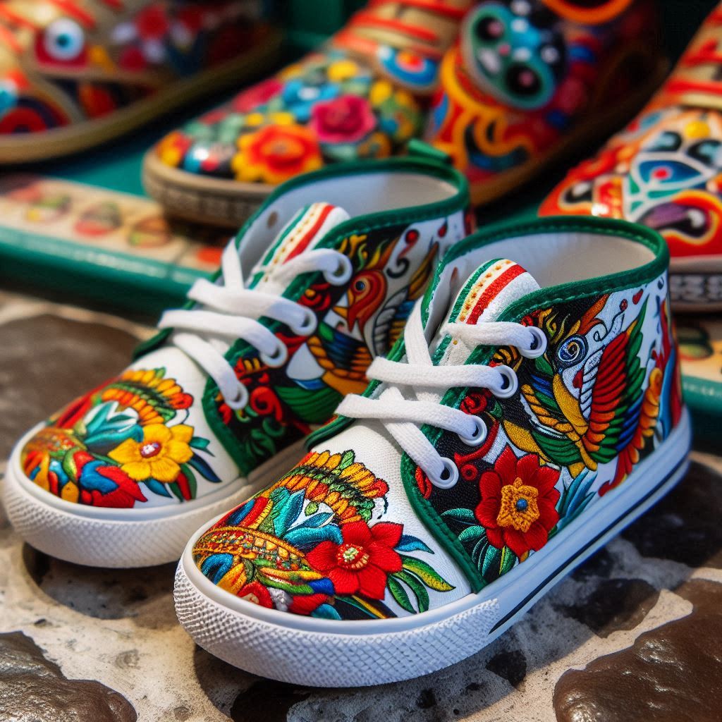 Tenis Para Niños creados con IA, Todo Hecho en México