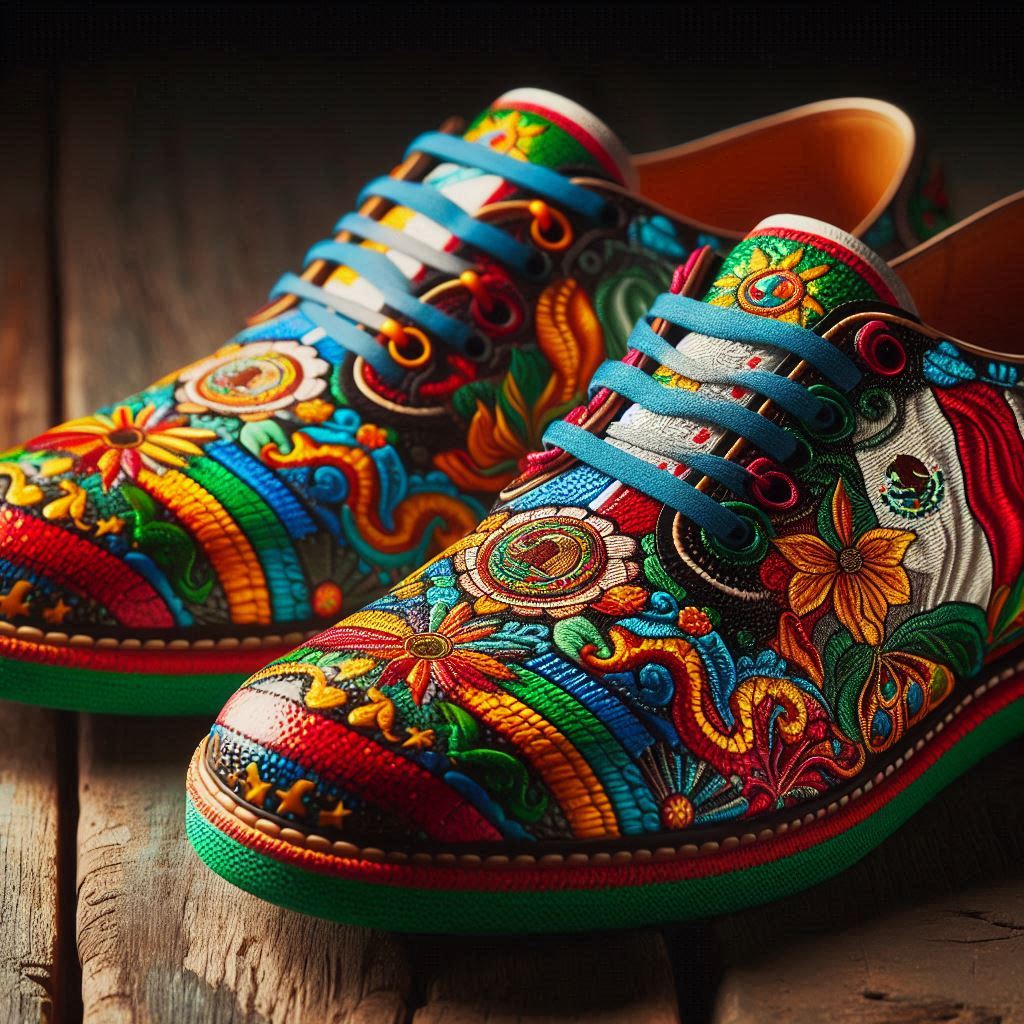 Zapatos con estampado original
