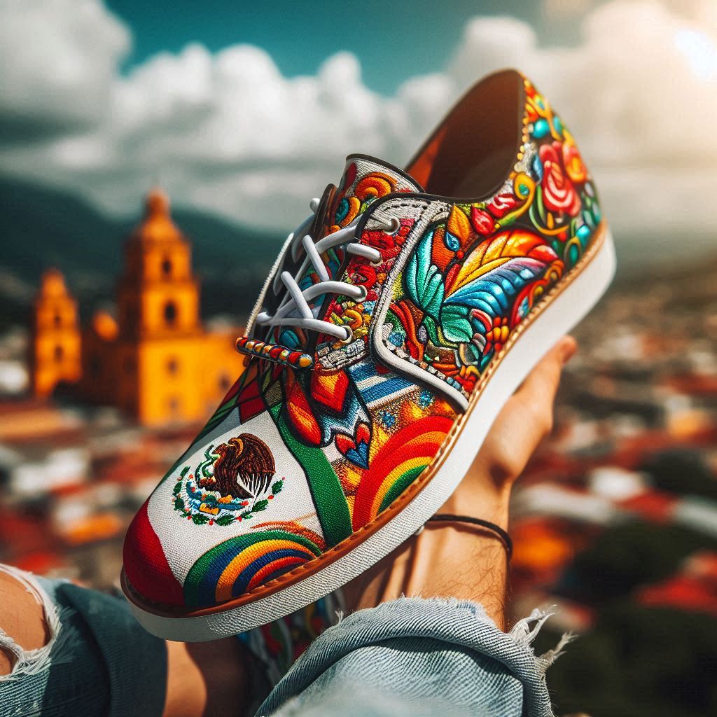 Zapatos con estampado original