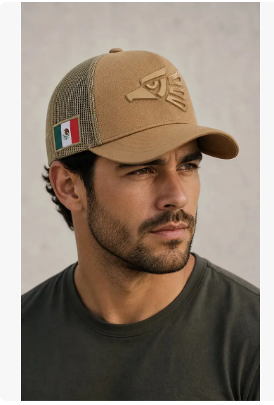 Captura de pantalla 2026-06-15 203652 Gorra Militar Fury Águila Hecho En México Hombre. Color Coyote