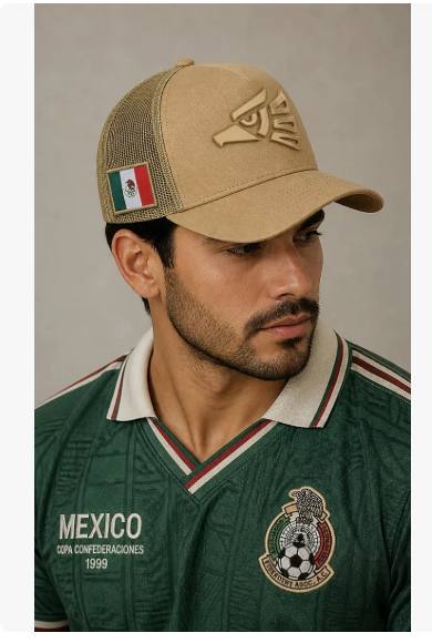 Captura de pantalla 2026-06-15 203718 Gorra Militar Fury Águila Hecho En México Hombre. Color Coyote
