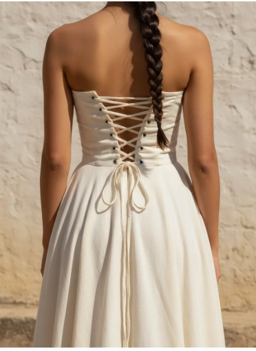 Captura de pantalla 2026-06-17 184121 Vestido De Manta Artesanal Mexicano Pintado / Mod. Mónaco