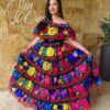 Vestido Artesanal Tipico Chiapaneca Bordado A Mano Mexicano