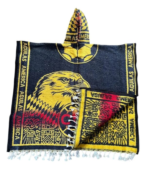 D_NQ_NP_2X_873931-MLM81973311894 Jorongo Gaban Afelpado Unitalla Gorro Club América Liga Mx