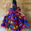 Vestido Artesanal Tipico Chiapaneca Bordado A Mano Mexicano