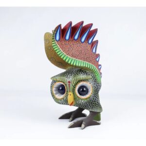 Alebrije Madera Búho Artesania Copal Oaxaca Animal H112