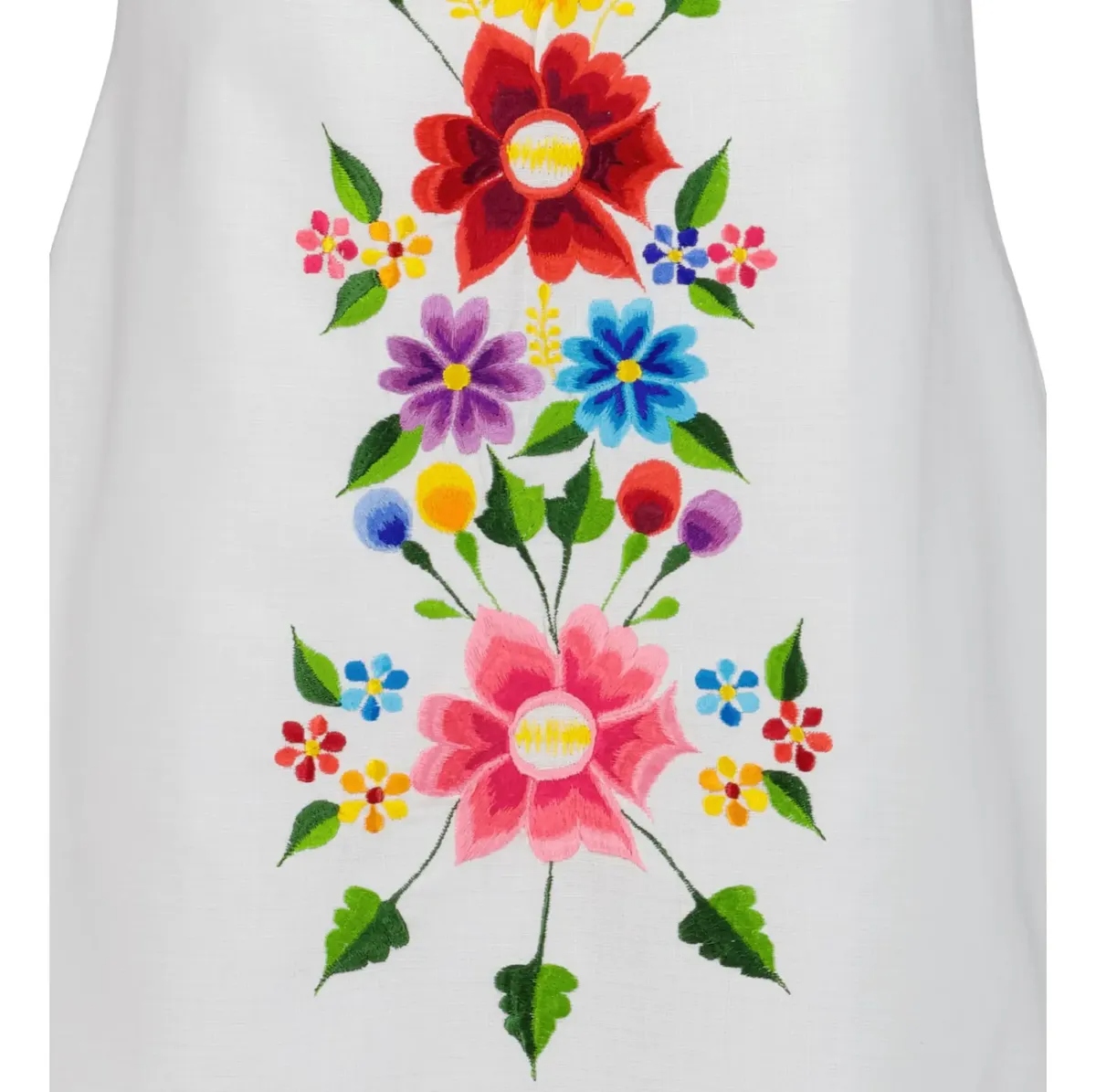 Vestido Yucateco. Bordado. Artesanal. Marianita 03. Mayakim - Imagen 7